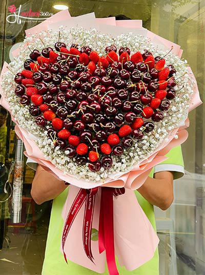 Bó hoa trái cây - Tình đôi ta