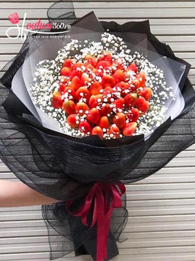 Bó hoa trái cây - Vị ngọt môi em