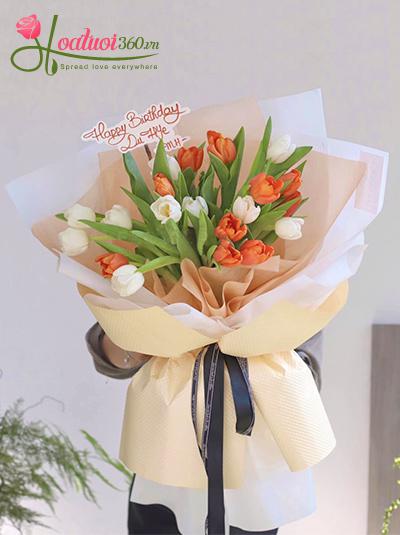 Bó hoa tulip xinh - Gọi yêu thương về