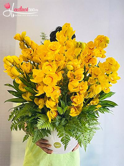 Chậu hoa chúc mừng - Hưng thịnh muôn đời