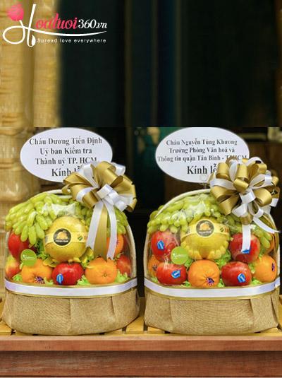 Combo 2 giỏ trái cây kính Lễ Phật Đản