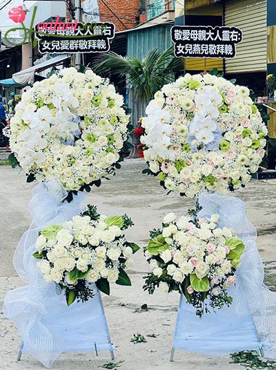 Combo 2 kệ hoa chia buồn - Yêu thương gác lại