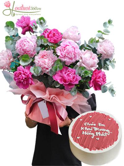 Combo hoa và bánh kem - Đại hồng phát