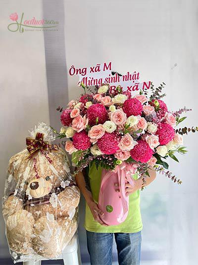 Combo hoa và quà tặng - Rạng ngời tuổi xuân