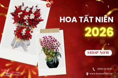 Đặt hoa chúc mừng tất niên (YEP) đẹp, sang trọng & ý nghĩa 