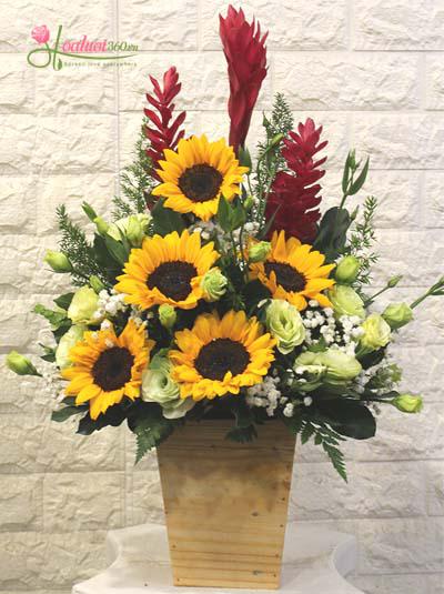 Giỏ hoa mừng ngày nhà giáo Việt Nam