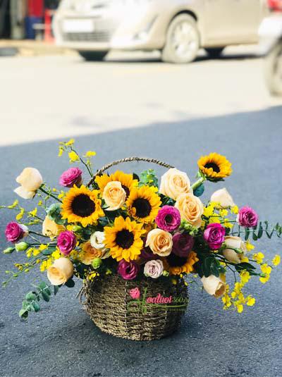 Giỏ hoa xinh xắn được ưa chuộng nhất