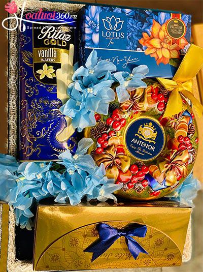 Giỏ quà tết 2024 - Đủng đỉnh tài lộc