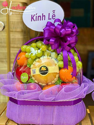 Giỏ trái cây - Chân thành kính lễ