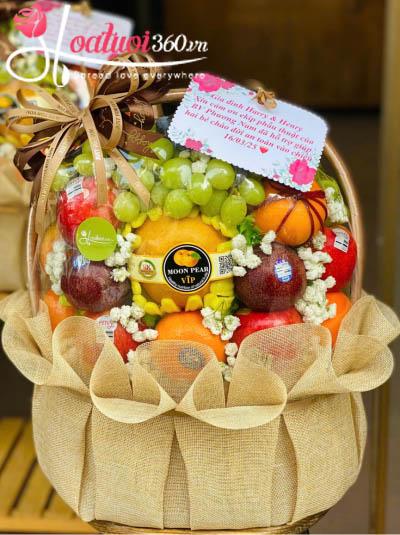Giỏ trái cây - Đón niềm hạnh phúc