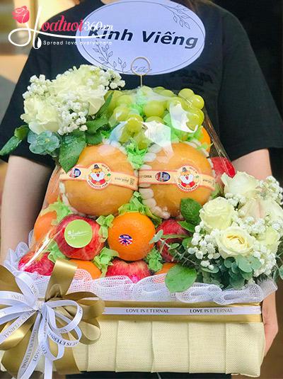 Giỏ trái cây - Mây trời đưa lối