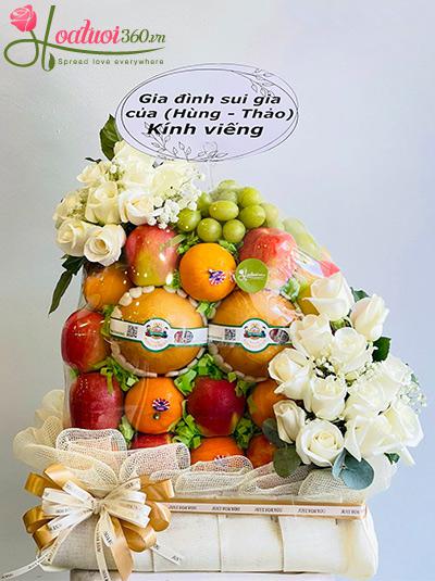 Giỏ trái cây - Thành tâm kính viếng