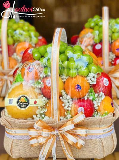 Giỏ trái cây - Tình cảm thêm quý