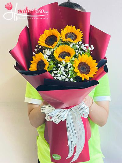 Hoa bó sự kiện - Vững bước tiến lên