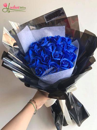 Hoa hồng sáp - Bó hồng xanh đẹp nhất
