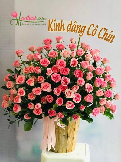 Hoa hộp gỗ - Thiên thu