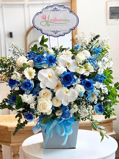 Hộp hoa chúc mừng - Tài lộc tiến tới