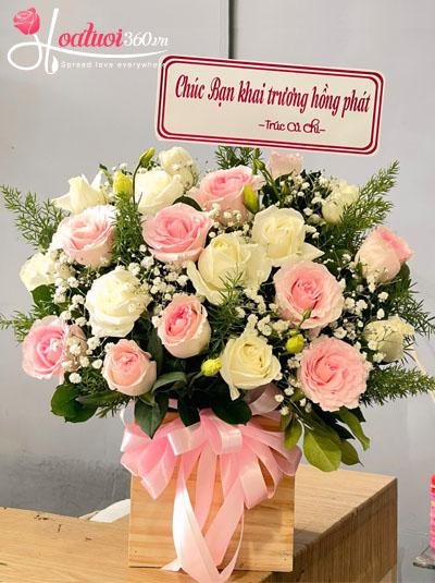 Hộp hoa hồng đẹp - Rạng rỡ vang danh