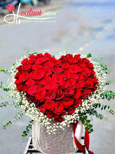 Hộp hoa hồng đỏ - Định mệnh đôi ta