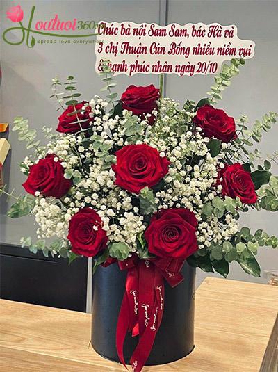 Hộp hoa hồng Ecuador - Một nửa thế giới