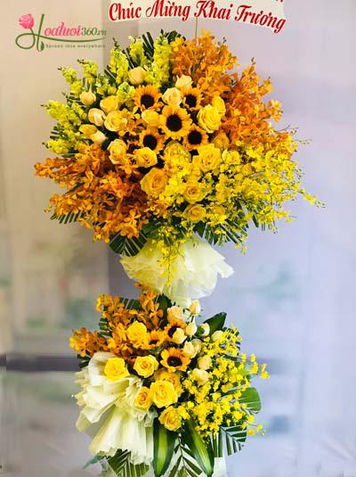 Kệ hoa khai trương - Đắc lợi