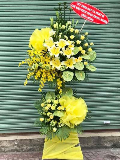 Kệ hoa khai trương - Kim tiền vạn lộc