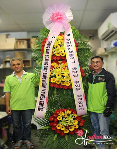 Kệ hoa khai trương Hàn Quốc đẹp