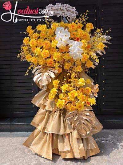 Kệ hoa khai trương - Tài lộc phát triển