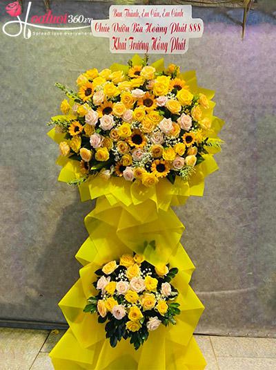 Kệ hoa khai trương - Thành công thành danh