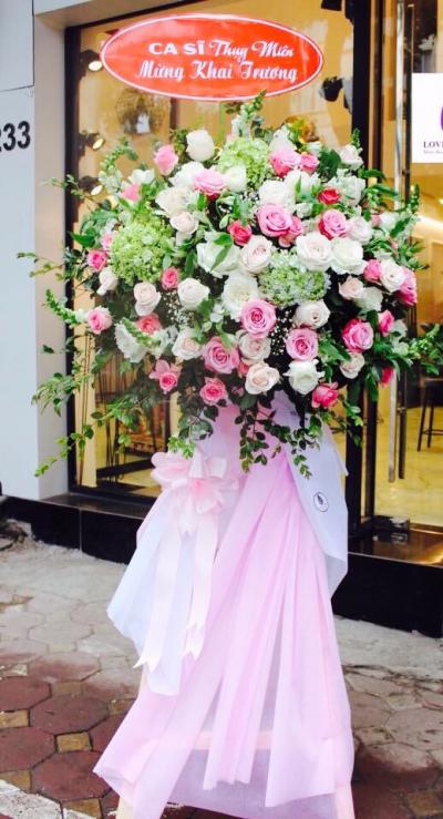 Kệ hoa khai trương - Sang trọng