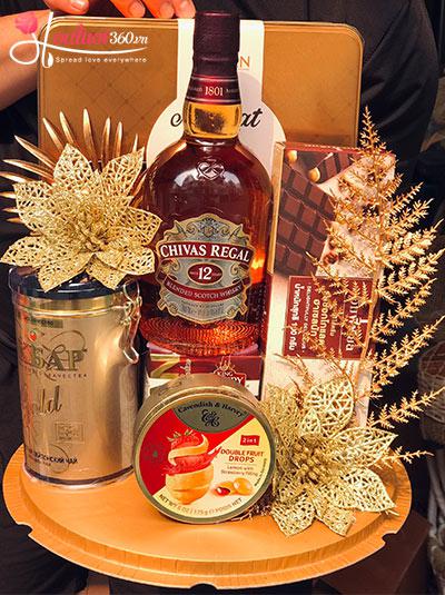 Khay quà tết 2023 - Cầu tài chúc phúc