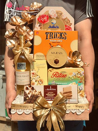 Khay quà tết 2023 - Xuân sang đắc lộc