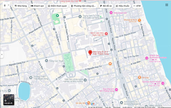 địa chỉ nhà tang lễ số 5 Trần Thánh Tông