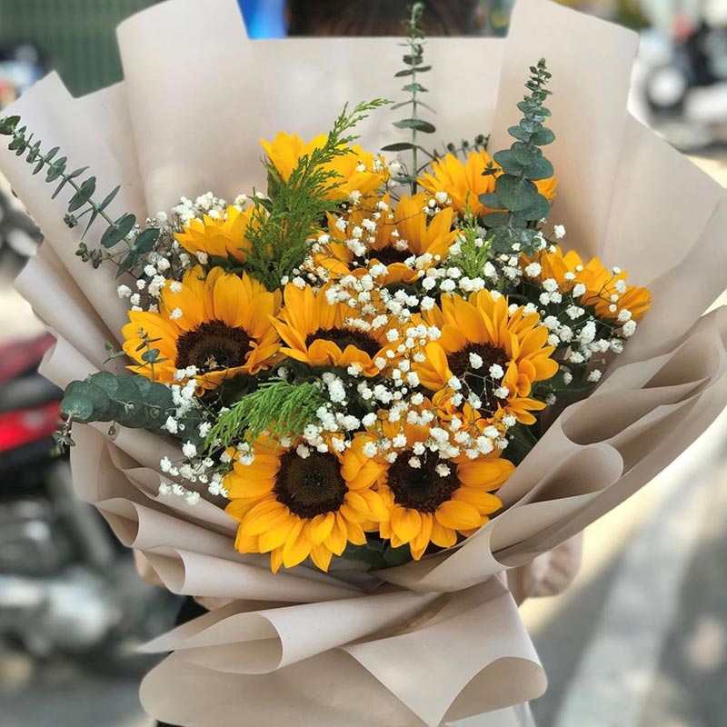 Bó hoa hướng dương tặng mẹ sinh nhật