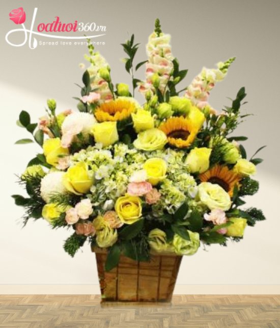 Hộp hoa 20/11 - Happy teacher's day