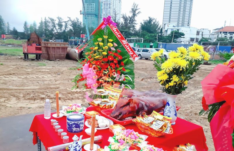 Hoa cúng động thổ là gì ?