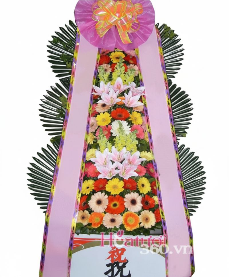 Kệ hoa khai trương Hàn Quốc - Phát lộc bền vững