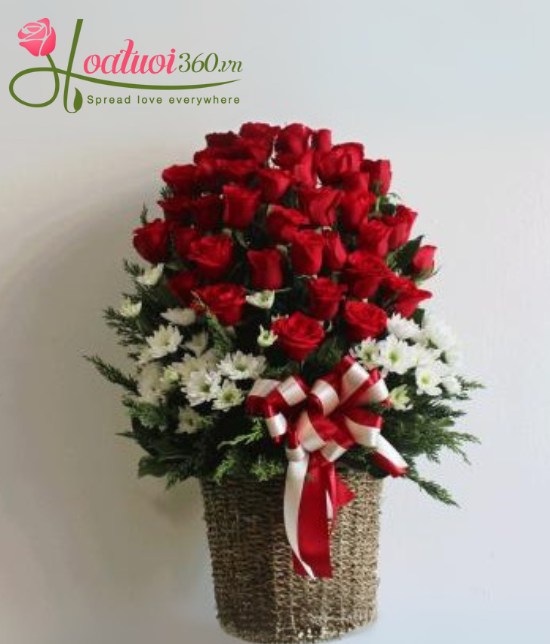 Giỏ hoa xin lỗi - Phút dỗi hờn