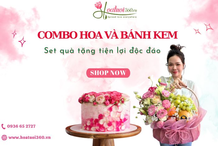 Địa chỉ mua bánh và hoa chúc mừng sinh nhật siêu tiện lợi