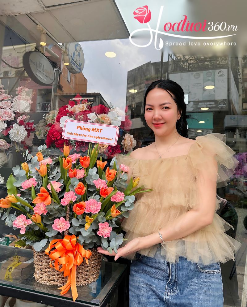 Đánh giá tích cực của khách khi mua hoa chúc mừng ngày 20/10 tại Hoa tươi 360