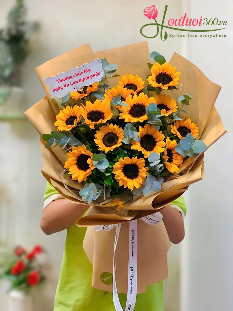 Hoa hướng dương tặng Mẹ Vu Lan ý nghĩa