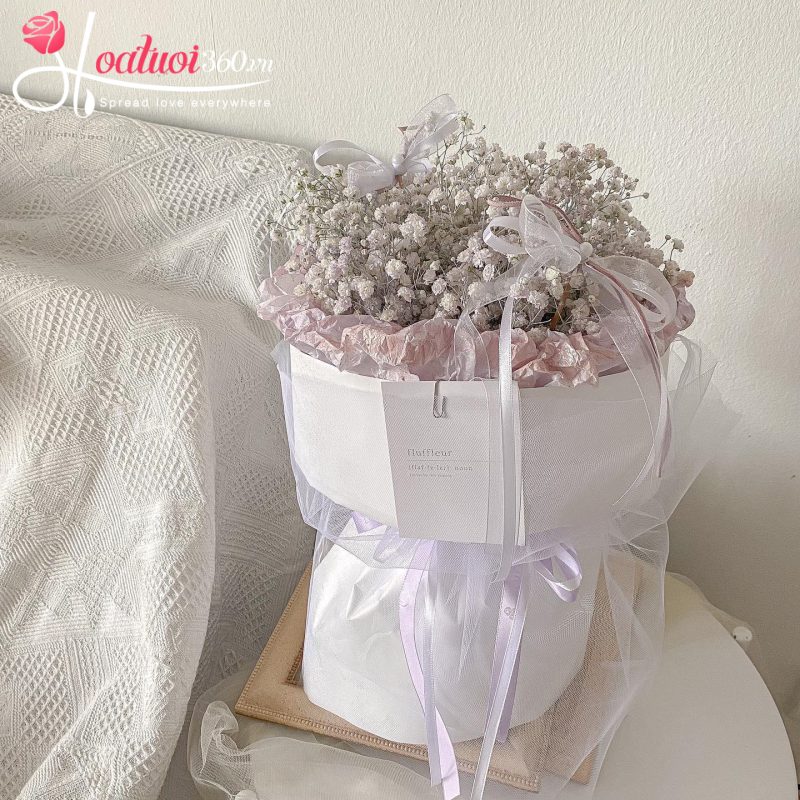 bó hoa baby thả thính