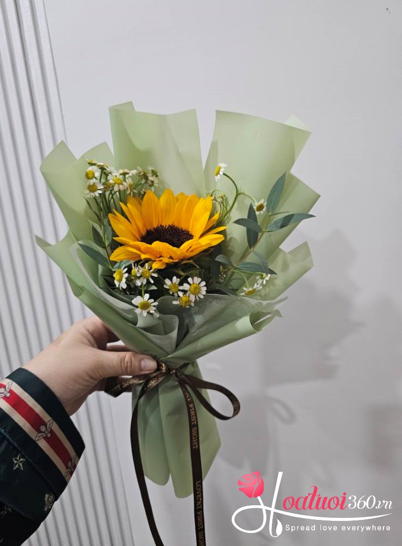 bó hoa hướng dương 1 bông giá rẻ