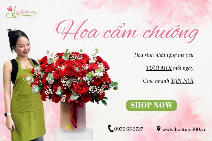 Hoa Tươi 360 - Địa chỉ đặt hoa sinh nhật tặng mẹ uy tín, chất lượng