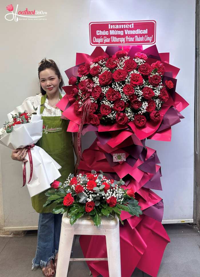 đặt hoa khai trương online tại shop hoa phường Bình Đông TPHCM