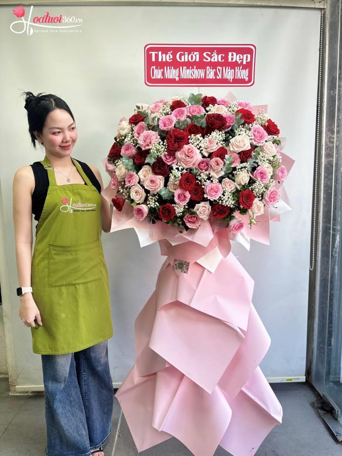 Đặt hoa khai trương tại cửa hàng hoa tươi phường Vườn Lài TPHCM