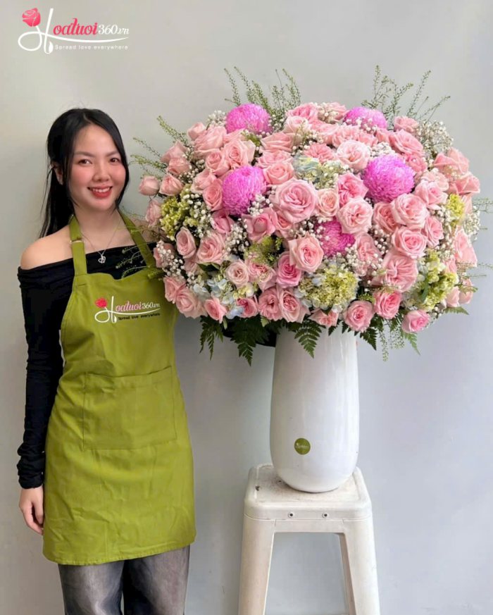 đội ngũ florist giàu kinh nghiệm tại shop hoa tươi tphcm