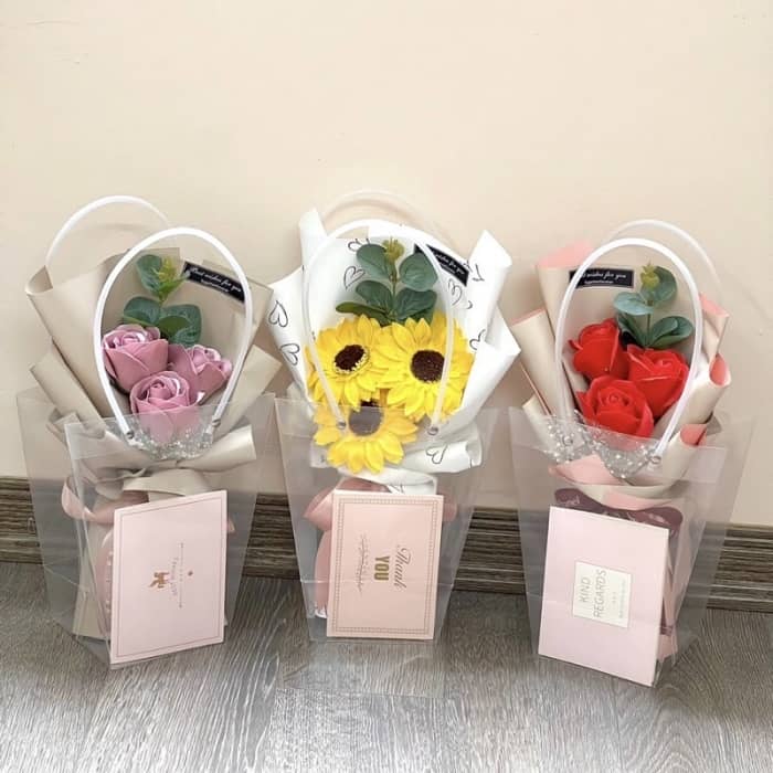 giỏ hoa sáp nhỏ giá rẻ