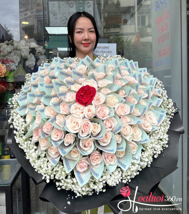 Hoa tình yêu tặng vợ