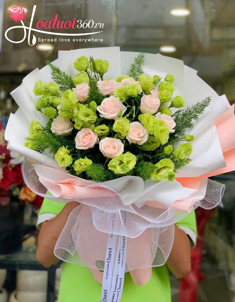 bó hoa cẩm chướng cảm ơn